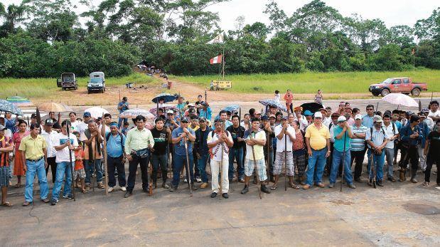 Aproximadamente 600 nativos tienen tomada un una base de Petro-Perú, en Iquitos, y exigen presencia de una comisión de alto nivel de la PCM. (Foto referencial: Archivo El Comercio)
