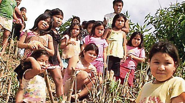 Niños de la comunidad nahua, en Ucayali, recibirán ayuda nutricional.(Archivo El Comercio)