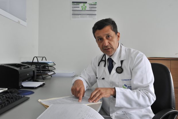  Doctor Germán Málaga: "Las Leyes y el Colegio Médico del Perú disponían la aplicación del consentimiento informado": Foto: Javier Quispe 