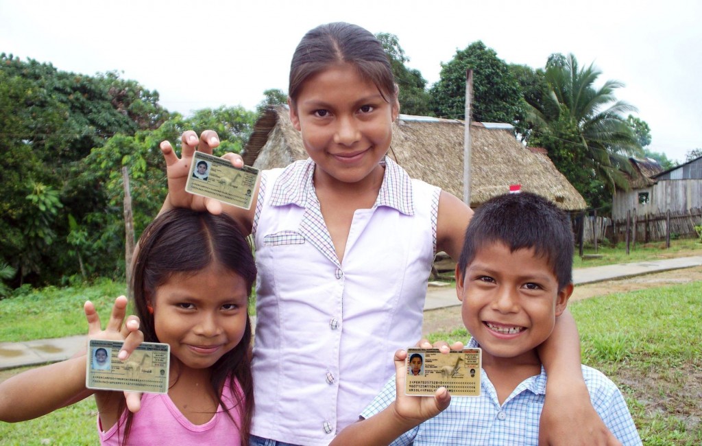 Niños de las comunidades amazónicas acceden con mayor rapidez al DNI.
