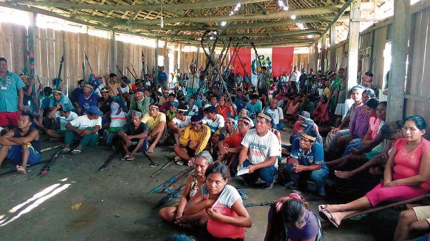 Cerca de 3.000 indígenas de varias comunidades de Loreto se han concentrado en Saramurillo. (Foto: Archivo El Comercio)