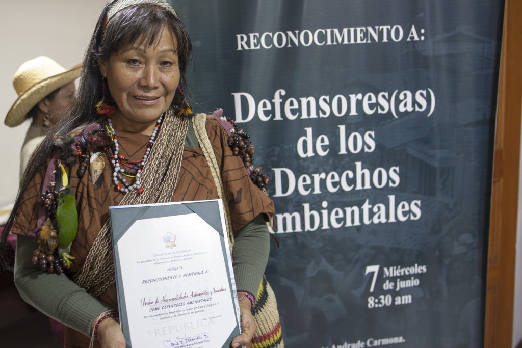 Teresita Antazú, lideresa del pueblo Yanesha