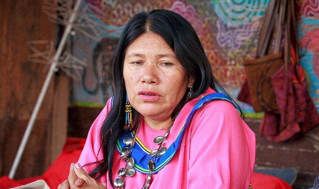 Olinda Silvano, reconocida artesana del pueblo Shipibo, estará mañana en el LUM. Foto: Ángel Chávez