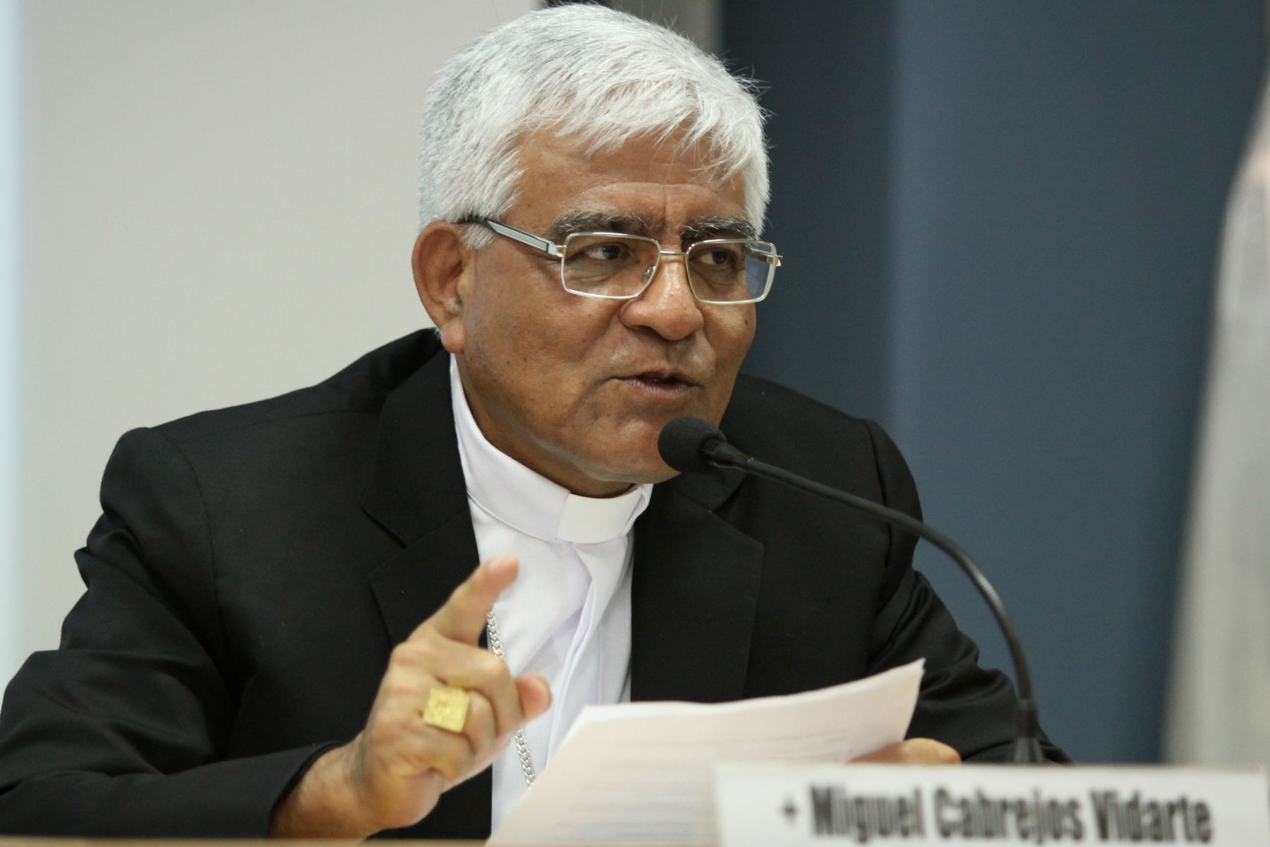 Monseñor Héctor Miguel Cabrejos. Foto: ANDINA