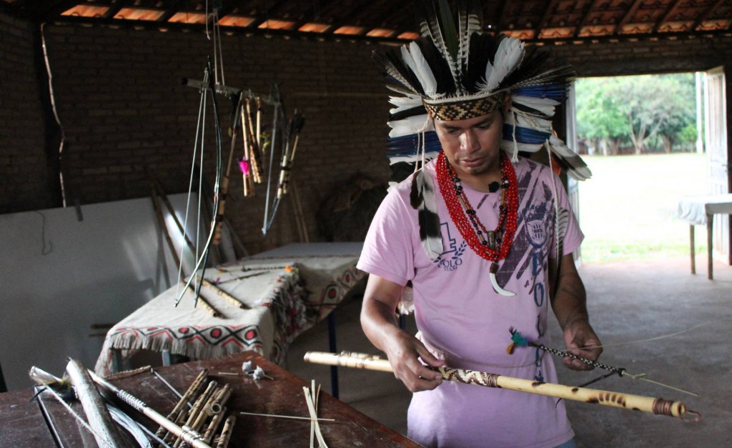 Un habitante de la aldea Ekeruá, Pueblo Terena, en Brasil. MARIANA KAIPPER CERATTI BANCO MUNDIAL