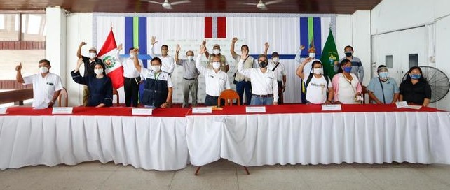 Imagen final tras la reunión. Foto: Gobierno del Perú