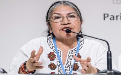 Lideresa quechua Tarcila Rivera Zea, candidata de Perú ante la ONU