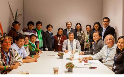 Ministro del Ambiente se reunió con delegación indígena de Aidisep