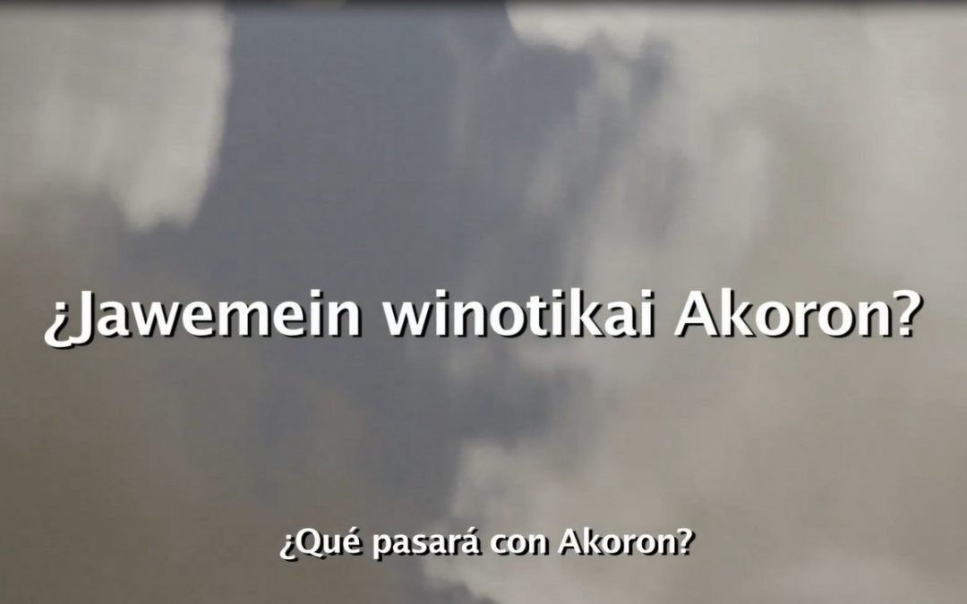 ¿Qué pasará con akoron? = ¿Jawemein winotikai ja akoron?