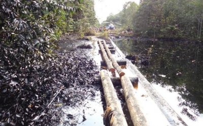 OEFA supervisa plan de contingencia por derrame de petróleo en oleoducto de Loreto
