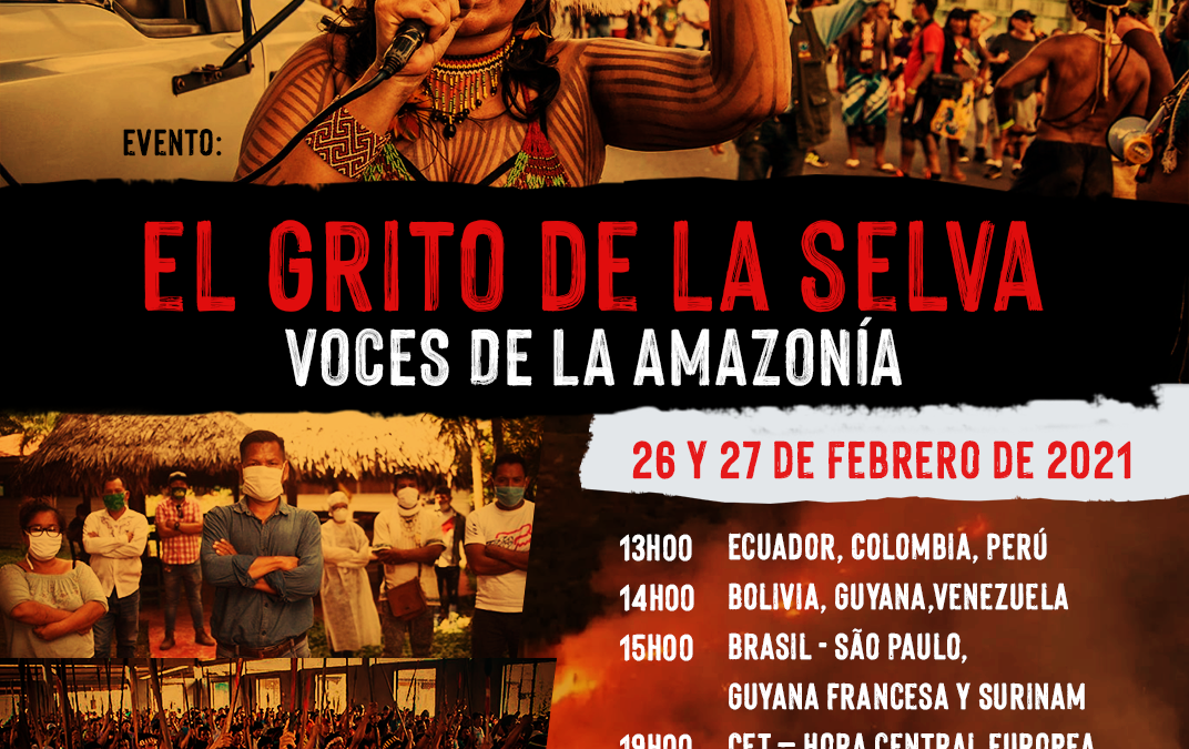 Pueblos indígenas y organizaciones amazónicas piden unirse al ‘Grito de la Selva’
