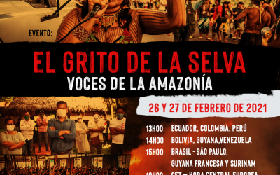 Pueblos indígenas y organizaciones amazónicas piden unirse al ‘Grito de la Selva’