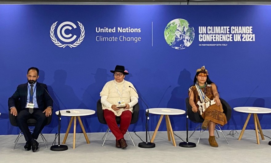 ONAMIAP en la COP26: «Nuestra ciencia ancestral garantiza las vidas presentes y futuras»