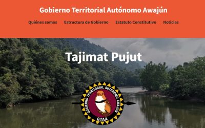 Gobierno Territorial Autónomo Awajún lanza página web para visibilizar sus acciones