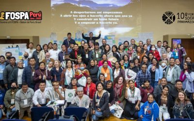 Declaración del FOSPA Perú, rumbo al X FOSPA: «¡En defensa de la vida, hacia el Buen Vivir y Vida Plena!»