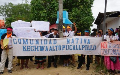 San Martín: Más de 300 indígenas Kichwa se movilizan para exigir la titulación de sus territorios y el respeto de sus derechos