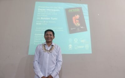 «Sacar un libro para mí es un orgullo»: Roldán Tumi, primer antropólogo matsés del Perú